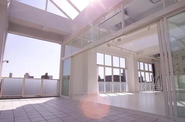 テラスでも撮影できます。